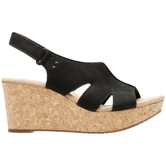 Clarks Women's Annadel Bari Wedge Sandals - Picture 3 of 7